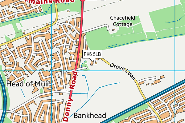 FK6 5LB map - OS VectorMap District (Ordnance Survey) FK6 5LB map - OS VectorMap District (Ordnance Survey)