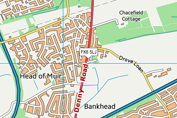 FK6 5LJ map - OS VectorMap District (Ordnance Survey) FK6 5LJ map - OS VectorMap District (Ordnance Survey)