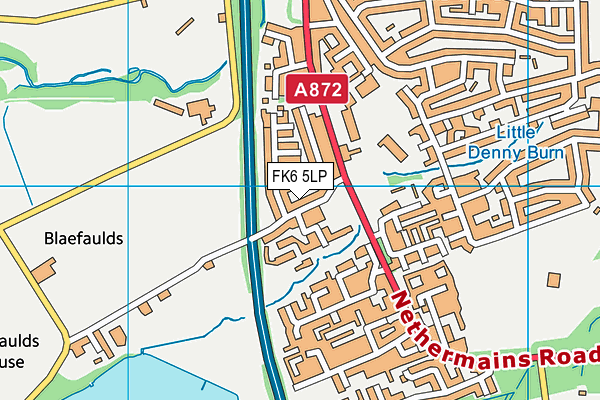 FK6 5LP map - OS VectorMap District (Ordnance Survey)