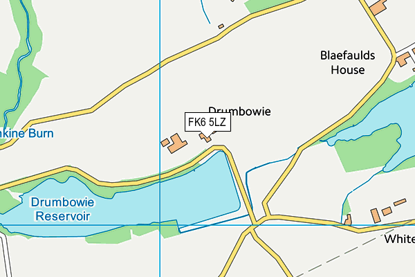 FK6 5LZ map - OS VectorMap District (Ordnance Survey) FK6 5LZ map - OS VectorMap District (Ordnance Survey)