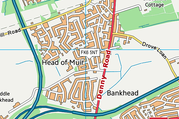 FK6 5NT map - OS VectorMap District (Ordnance Survey) FK6 5NT map - OS VectorMap District (Ordnance Survey)
