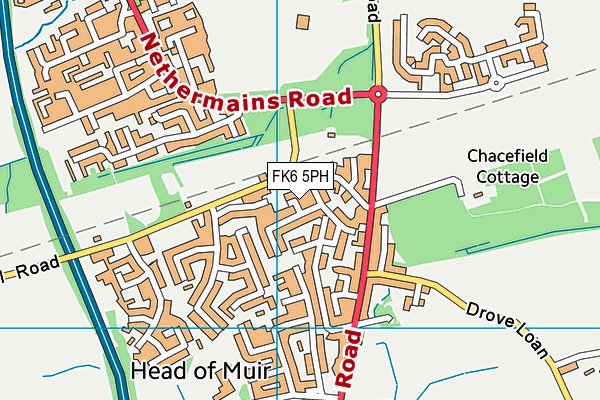 FK6 5PH map - OS VectorMap District (Ordnance Survey) FK6 5PH map - OS VectorMap District (Ordnance Survey)