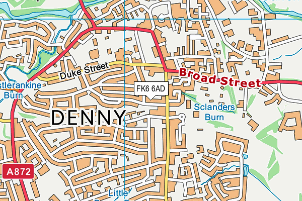 FK6 6AD map - OS VectorMap District (Ordnance Survey) FK6 6AD map - OS VectorMap District (Ordnance Survey)