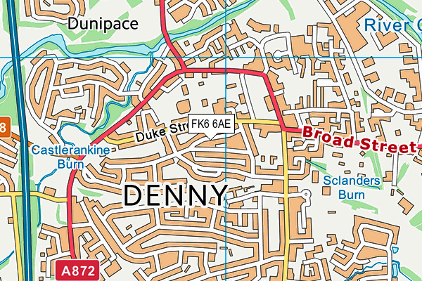 FK6 6AE map - OS VectorMap District (Ordnance Survey) FK6 6AE map - OS VectorMap District (Ordnance Survey)