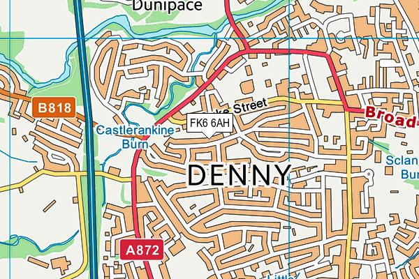 FK6 6AH map - OS VectorMap District (Ordnance Survey) FK6 6AH map - OS VectorMap District (Ordnance Survey)