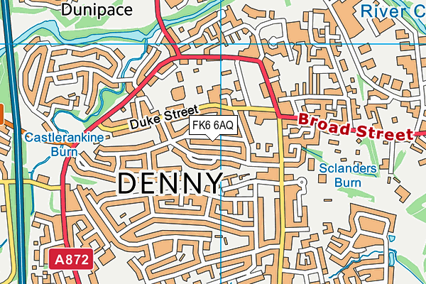 FK6 6AQ map - OS VectorMap District (Ordnance Survey) FK6 6AQ map - OS VectorMap District (Ordnance Survey)