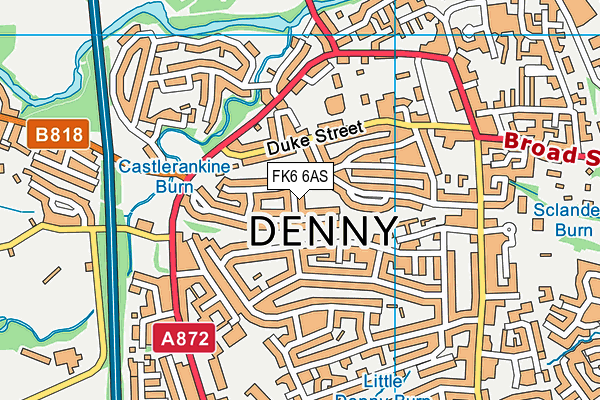 FK6 6AS map - OS VectorMap District (Ordnance Survey) FK6 6AS map - OS VectorMap District (Ordnance Survey)