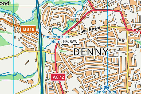 FK6 6AW map - OS VectorMap District (Ordnance Survey) FK6 6AW map - OS VectorMap District (Ordnance Survey)