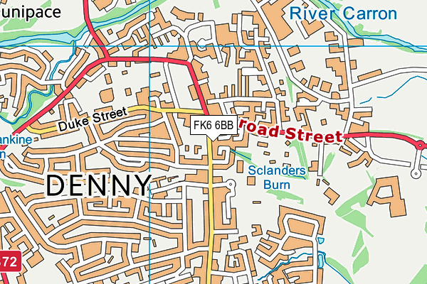FK6 6BB map - OS VectorMap District (Ordnance Survey) FK6 6BB map - OS VectorMap District (Ordnance Survey)