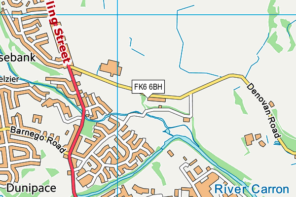 FK6 6BH map - OS VectorMap District (Ordnance Survey) FK6 6BH map - OS VectorMap District (Ordnance Survey)