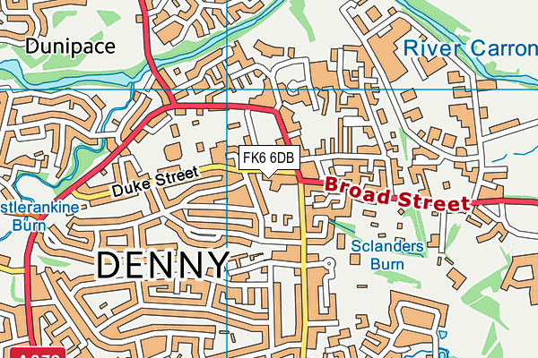 FK6 6DB map - OS VectorMap District (Ordnance Survey) FK6 6DB map - OS VectorMap District (Ordnance Survey)