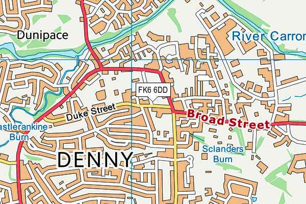 FK6 6DD map - OS VectorMap District (Ordnance Survey) FK6 6DD map - OS VectorMap District (Ordnance Survey)
