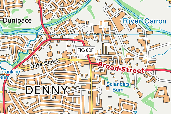 FK6 6DF map - OS VectorMap District (Ordnance Survey) FK6 6DF map - OS VectorMap District (Ordnance Survey)
