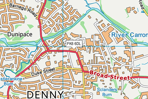 FK6 6DL map - OS VectorMap District (Ordnance Survey) FK6 6DL map - OS VectorMap District (Ordnance Survey)