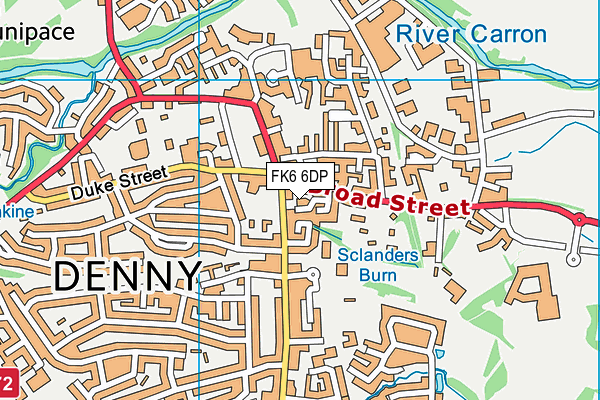 FK6 6DP map - OS VectorMap District (Ordnance Survey) FK6 6DP map - OS VectorMap District (Ordnance Survey)
