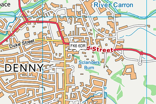 FK6 6DR map - OS VectorMap District (Ordnance Survey) FK6 6DR map - OS VectorMap District (Ordnance Survey)