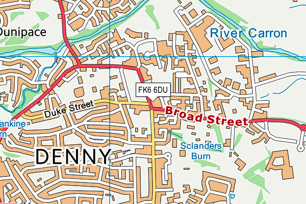 FK6 6DU map - OS VectorMap District (Ordnance Survey) FK6 6DU map - OS VectorMap District (Ordnance Survey)