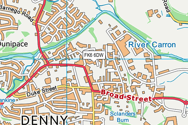 FK6 6DW map - OS VectorMap District (Ordnance Survey) FK6 6DW map - OS VectorMap District (Ordnance Survey)