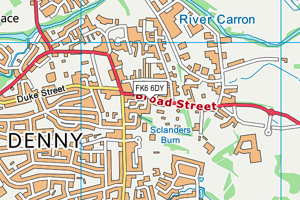 FK6 6DY map - OS VectorMap District (Ordnance Survey) FK6 6DY map - OS VectorMap District (Ordnance Survey)