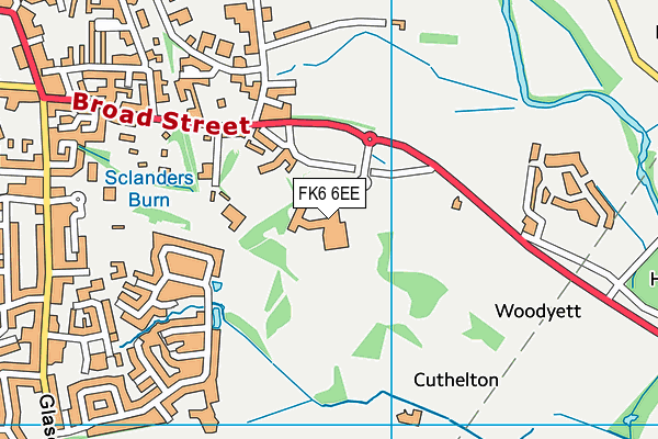 FK6 6EE map - OS VectorMap District (Ordnance Survey) FK6 6EE map - OS VectorMap District (Ordnance Survey)