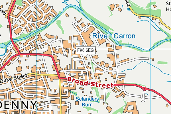 FK6 6EG map - OS VectorMap District (Ordnance Survey) FK6 6EG map - OS VectorMap District (Ordnance Survey)