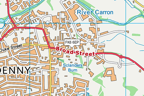 FK6 6EP map - OS VectorMap District (Ordnance Survey) FK6 6EP map - OS VectorMap District (Ordnance Survey)