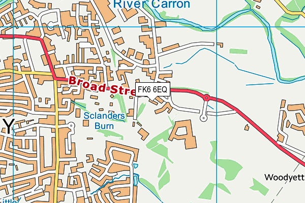 FK6 6EQ map - OS VectorMap District (Ordnance Survey) FK6 6EQ map - OS VectorMap District (Ordnance Survey)