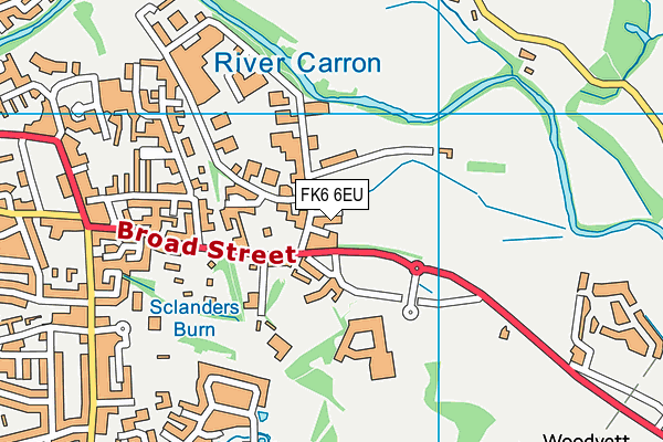FK6 6EU map - OS VectorMap District (Ordnance Survey) FK6 6EU map - OS VectorMap District (Ordnance Survey)