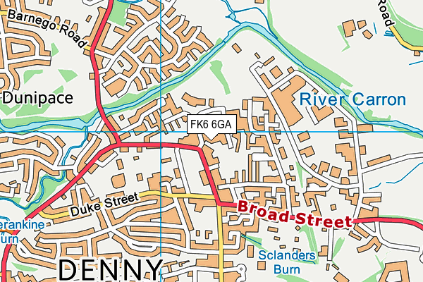FK6 6GA map - OS VectorMap District (Ordnance Survey) FK6 6GA map - OS VectorMap District (Ordnance Survey)