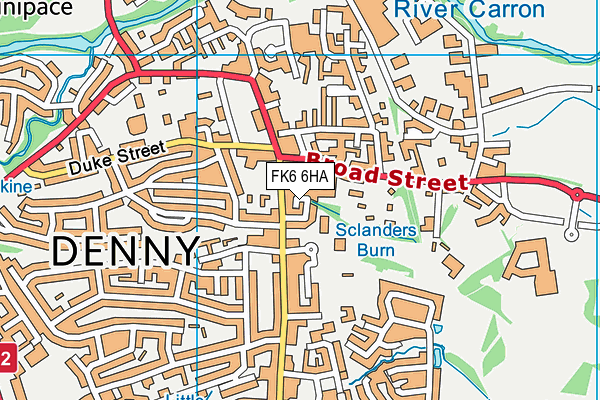 FK6 6HA map - OS VectorMap District (Ordnance Survey) FK6 6HA map - OS VectorMap District (Ordnance Survey)
