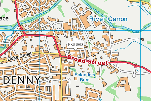 FK6 6HD map - OS VectorMap District (Ordnance Survey) FK6 6HD map - OS VectorMap District (Ordnance Survey)