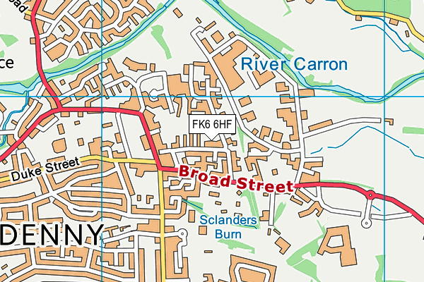 FK6 6HF map - OS VectorMap District (Ordnance Survey) FK6 6HF map - OS VectorMap District (Ordnance Survey)