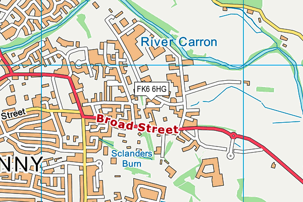FK6 6HG map - OS VectorMap District (Ordnance Survey) FK6 6HG map - OS VectorMap District (Ordnance Survey)