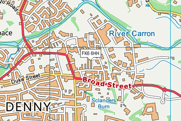 FK6 6HH map - OS VectorMap District (Ordnance Survey) FK6 6HH map - OS VectorMap District (Ordnance Survey)