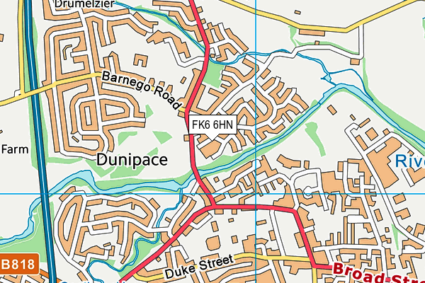 FK6 6HN map - OS VectorMap District (Ordnance Survey) FK6 6HN map - OS VectorMap District (Ordnance Survey)