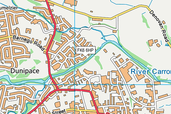 FK6 6HP map - OS VectorMap District (Ordnance Survey) FK6 6HP map - OS VectorMap District (Ordnance Survey)