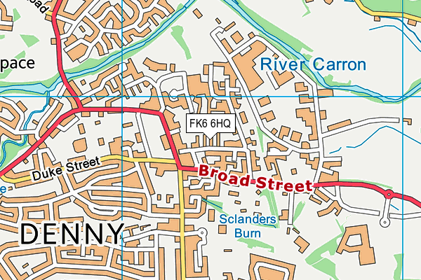 FK6 6HQ map - OS VectorMap District (Ordnance Survey) FK6 6HQ map - OS VectorMap District (Ordnance Survey)