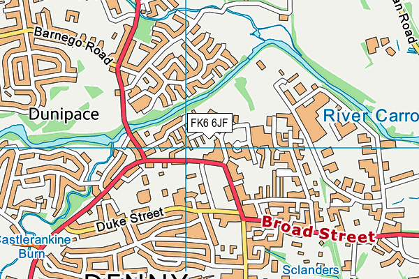 FK6 6JF map - OS VectorMap District (Ordnance Survey) FK6 6JF map - OS VectorMap District (Ordnance Survey)
