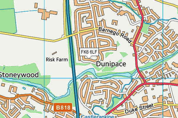 FK6 6LF map - OS VectorMap District (Ordnance Survey) FK6 6LF map - OS VectorMap District (Ordnance Survey)