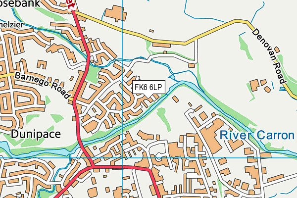 FK6 6LP map - OS VectorMap District (Ordnance Survey) FK6 6LP map - OS VectorMap District (Ordnance Survey)