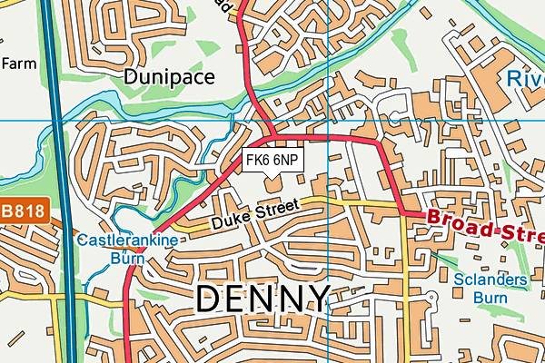 FK6 6NP map - OS VectorMap District (Ordnance Survey) FK6 6NP map - OS VectorMap District (Ordnance Survey)