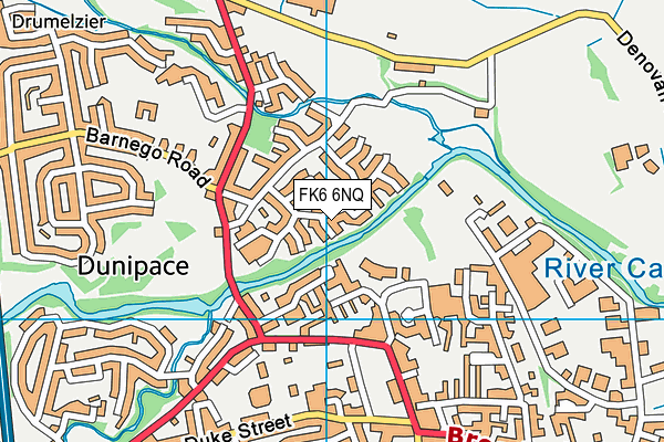 FK6 6NQ map - OS VectorMap District (Ordnance Survey) FK6 6NQ map - OS VectorMap District (Ordnance Survey)