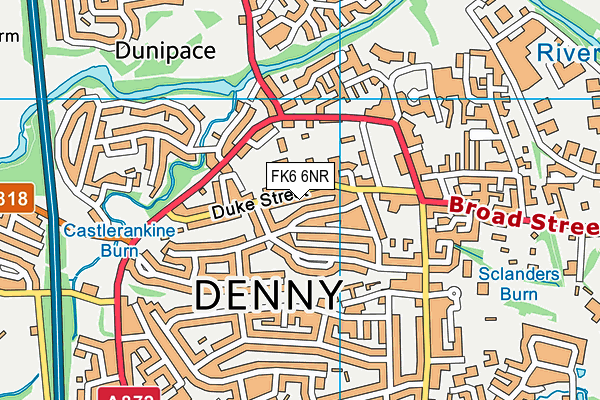 FK6 6NR map - OS VectorMap District (Ordnance Survey) FK6 6NR map - OS VectorMap District (Ordnance Survey)