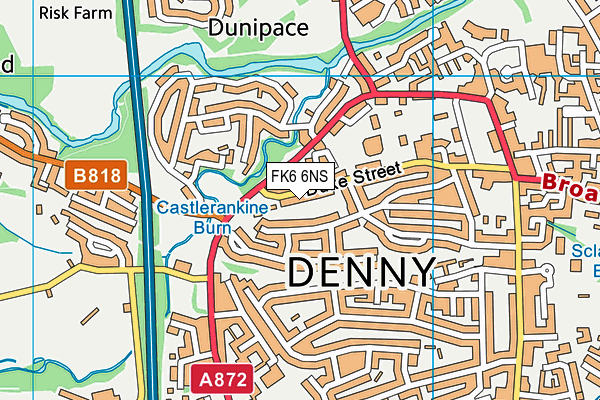 FK6 6NS map - OS VectorMap District (Ordnance Survey) FK6 6NS map - OS VectorMap District (Ordnance Survey)