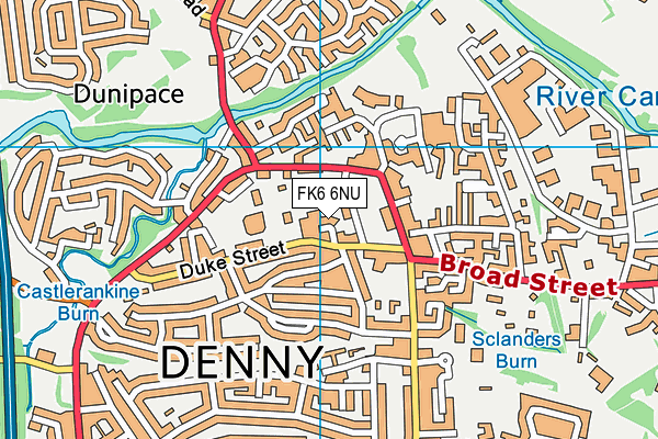 FK6 6NU map - OS VectorMap District (Ordnance Survey) FK6 6NU map - OS VectorMap District (Ordnance Survey)