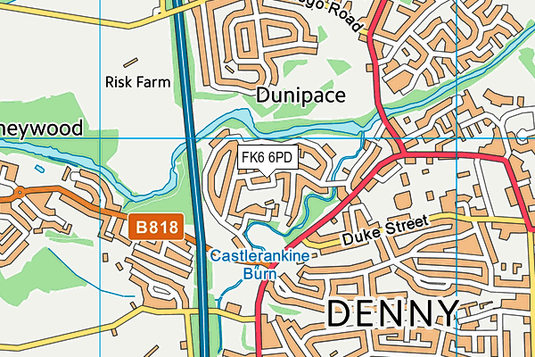 FK6 6PD map - OS VectorMap District (Ordnance Survey) FK6 6PD map - OS VectorMap District (Ordnance Survey)
