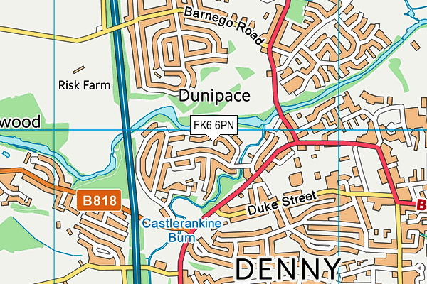 FK6 6PN map - OS VectorMap District (Ordnance Survey) FK6 6PN map - OS VectorMap District (Ordnance Survey)