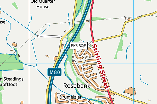 FK6 6QF map - OS VectorMap District (Ordnance Survey) FK6 6QF map - OS VectorMap District (Ordnance Survey)