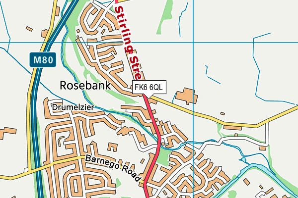 FK6 6QL map - OS VectorMap District (Ordnance Survey) FK6 6QL map - OS VectorMap District (Ordnance Survey)
