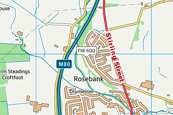 FK6 6QQ map - OS VectorMap District (Ordnance Survey) FK6 6QQ map - OS VectorMap District (Ordnance Survey)